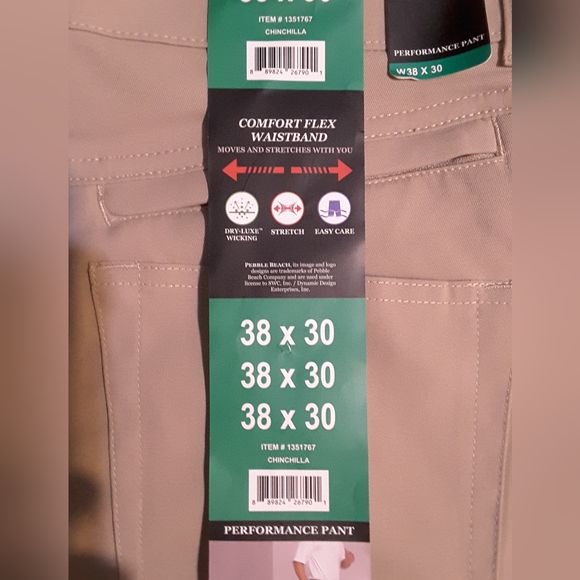 Pebble Beach Pants New Pebble Beach Performance Pant 38 X 3 Poshmark